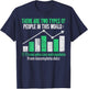 Those Who Can Extrapolate from Incomplete Data Funny Data T-Shirt - T-Shirt | Navy