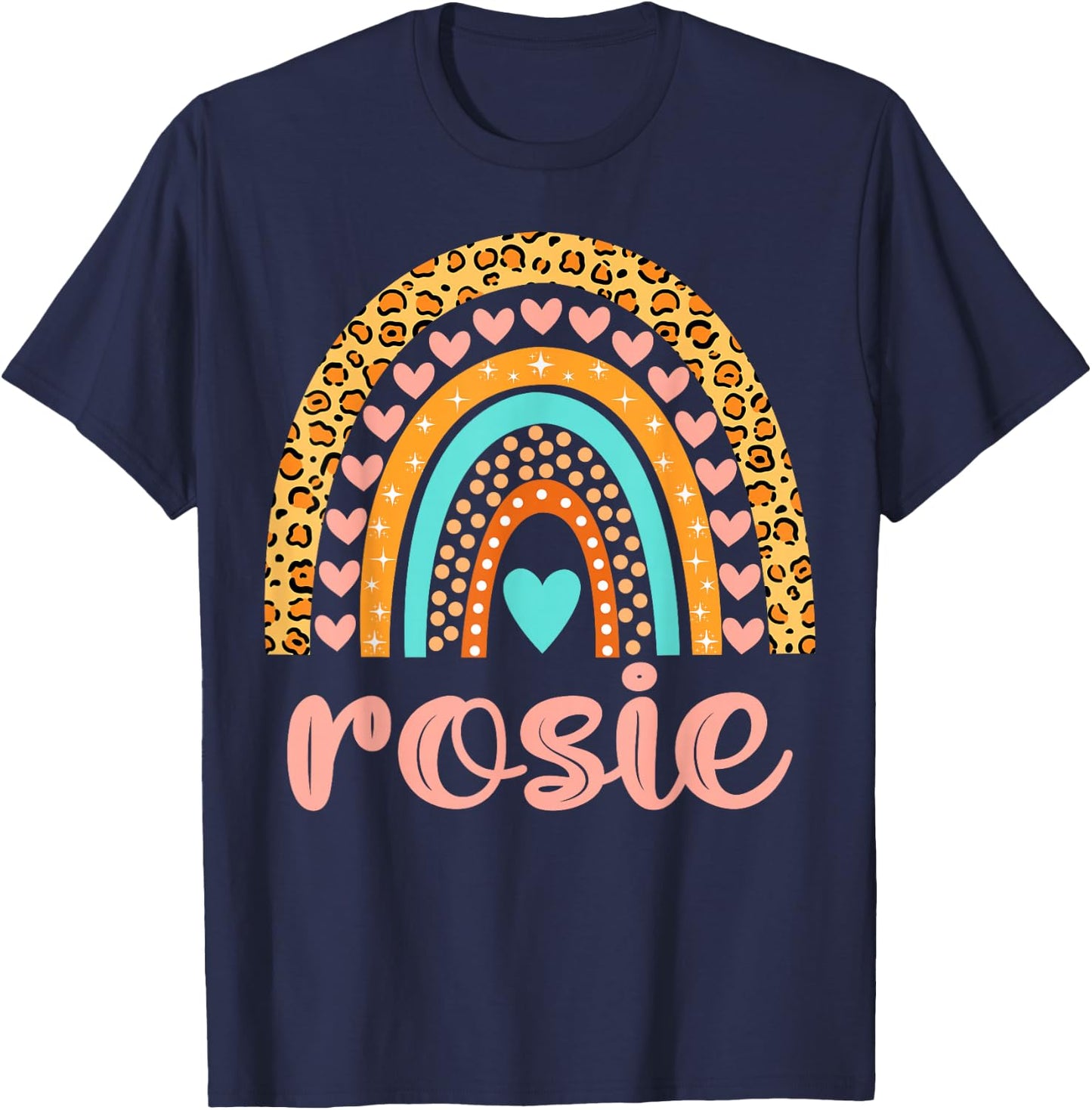 Rosie Rosie Name Birthday Shirt Gift T-Shirt - T-Shirt | Navy