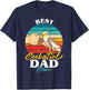 Best Cockatiel Dad Ever Bird Cockatiel Parrot T-Shirt - T-Shirt | Navy