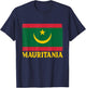 Distressed Retro Mauritania Flag Men Women Kids Patriotic T-Shirt - T-Shirt | Navy