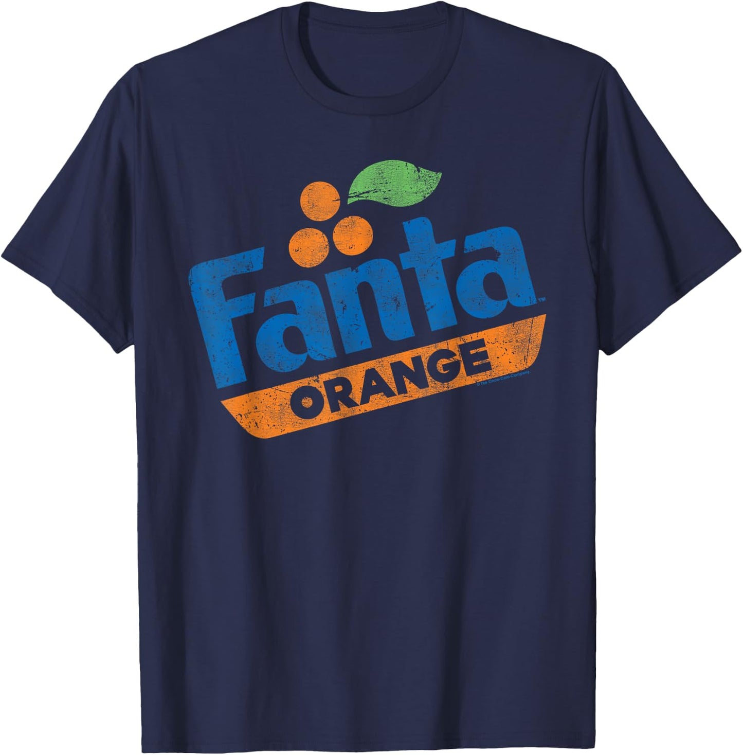 Coca Cola Orange Fanta Twist T-Shirt - T-Shirt | Navy