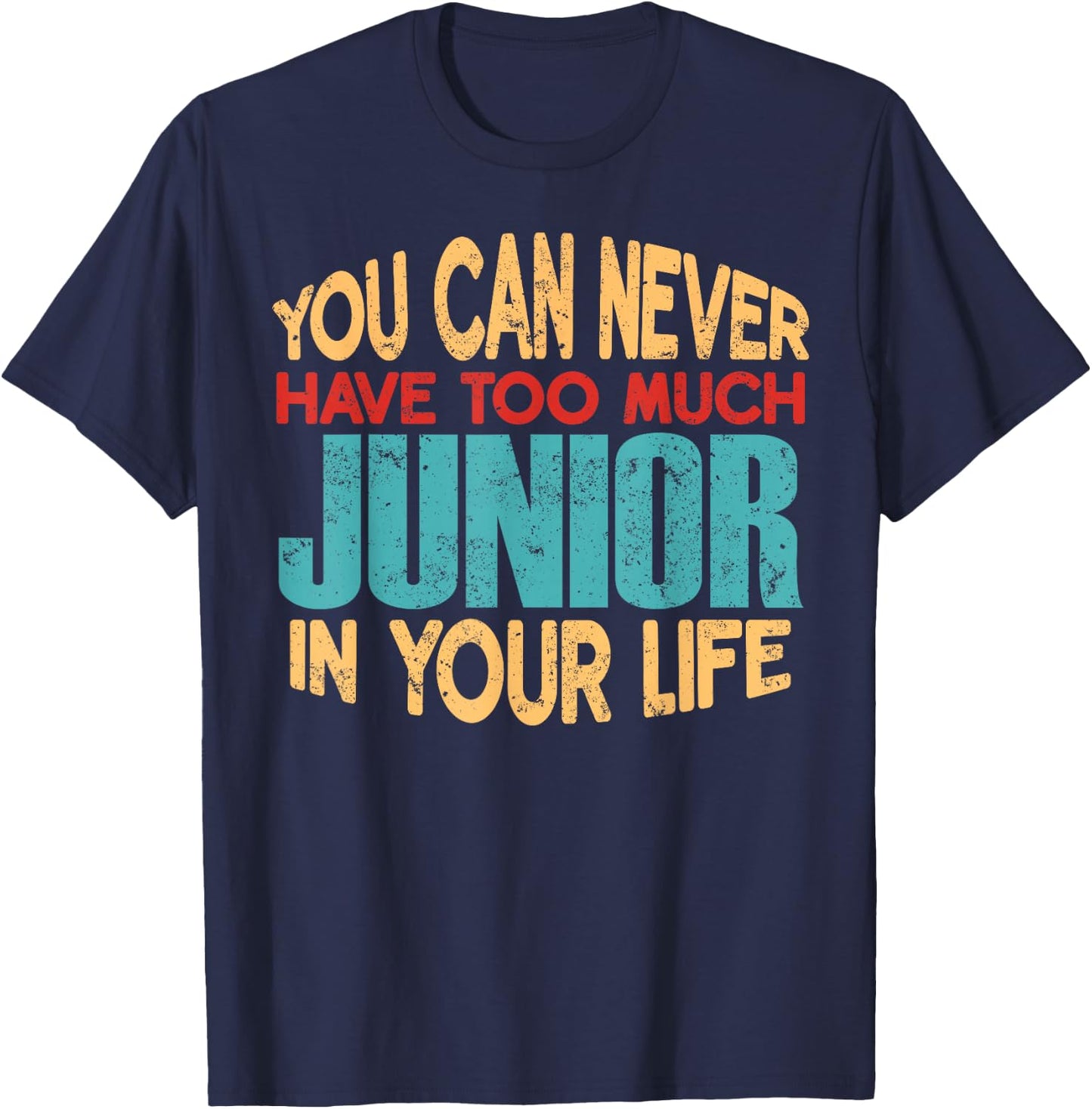 Funny Junior Personalized First Name Joke Item T-Shirt - T-Shirt | Navy