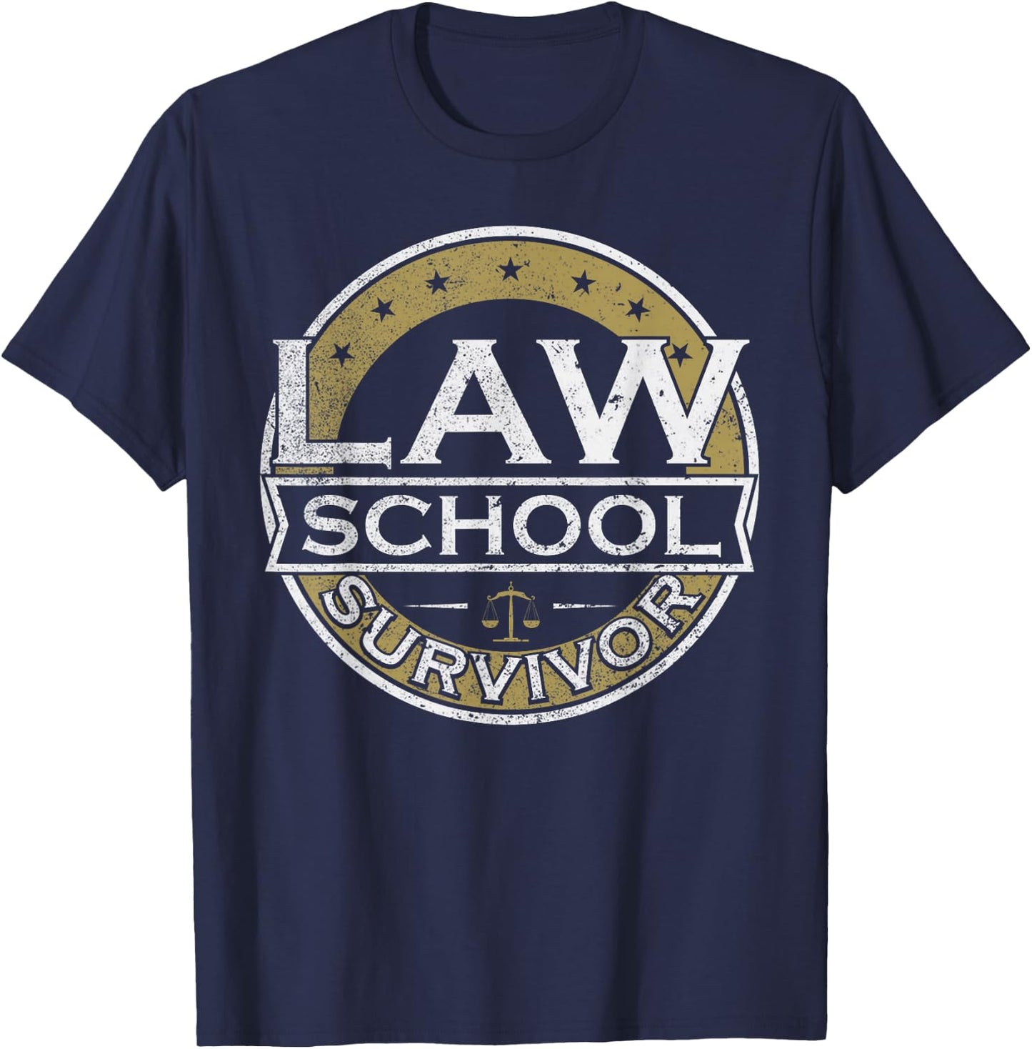 Lawyer Law Public Prosecutor - Court Jurist Attorney T-Shirt - T-Shirt | Navy