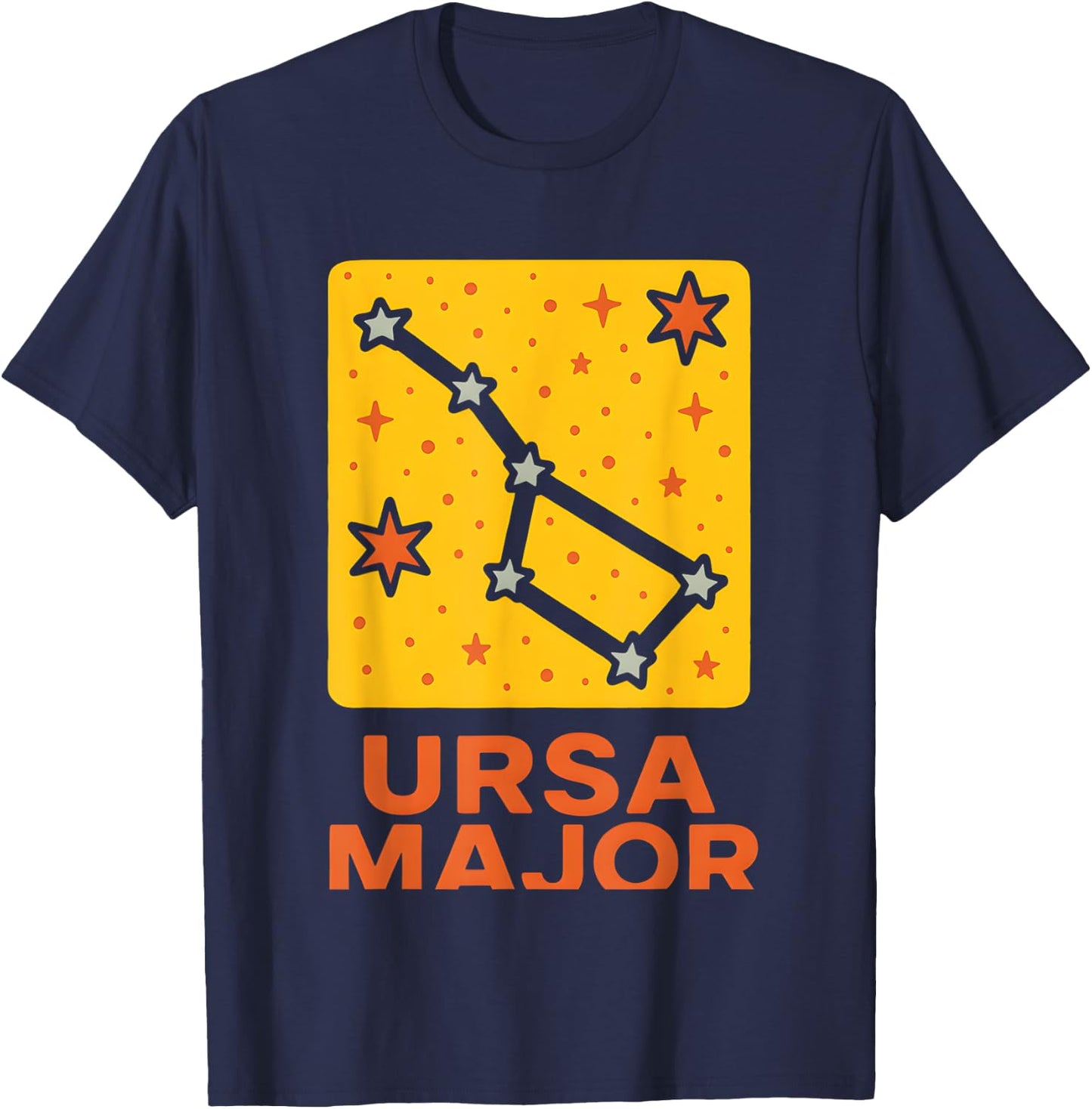 Stars Constellation Ursa Major Space Astronomer T-Shirt - T-Shirt | Navy