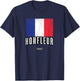 City of HONFLEUR - France | FR Flag Top, Drapeau Français T-Shirt - T-Shirt | Navy