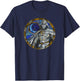 Marvel Moon Knight Stained Glass Poster T-Shirt - T-Shirt | Navy