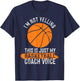 Cool Basketball Coach Men Women Basketball Coaching Voice T-Shirt - T-Shirt | Navy
