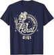 Grandma Nana Mimi Sarcasm Skeleton Somebody's Feral Gigi T-Shirt - T-Shirt | Navy