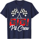 Race Car Birthday Party Racing Family Gigi Pit Crew T-Shirt - T-Shirt | Navy