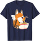 Ramen Fox - Zookeeper Wildlife Lover T-Shirt - T-Shirt | Navy