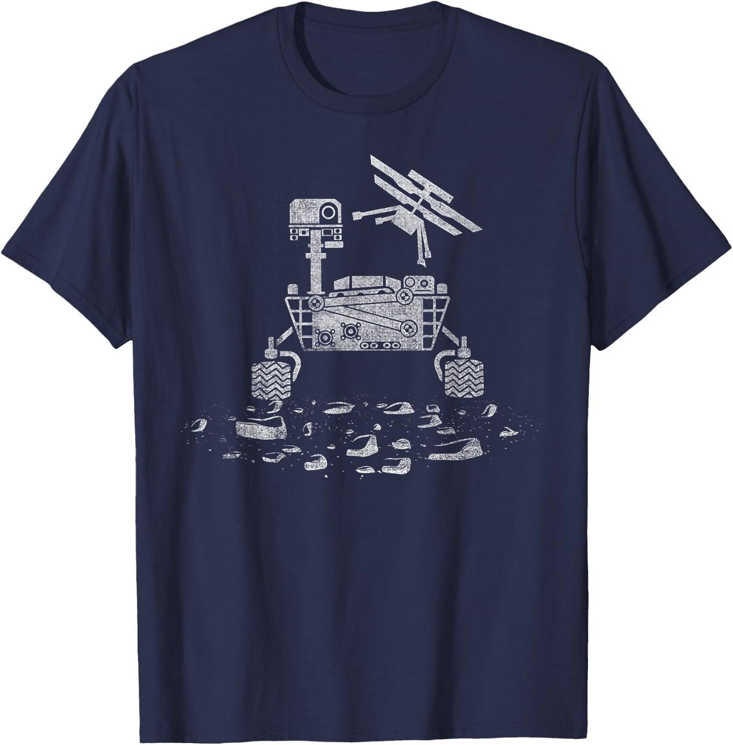 Mars NASA 2021 Ingenuity - Red Planet Mars Landing T-Shirt - T-Shirt | Navy