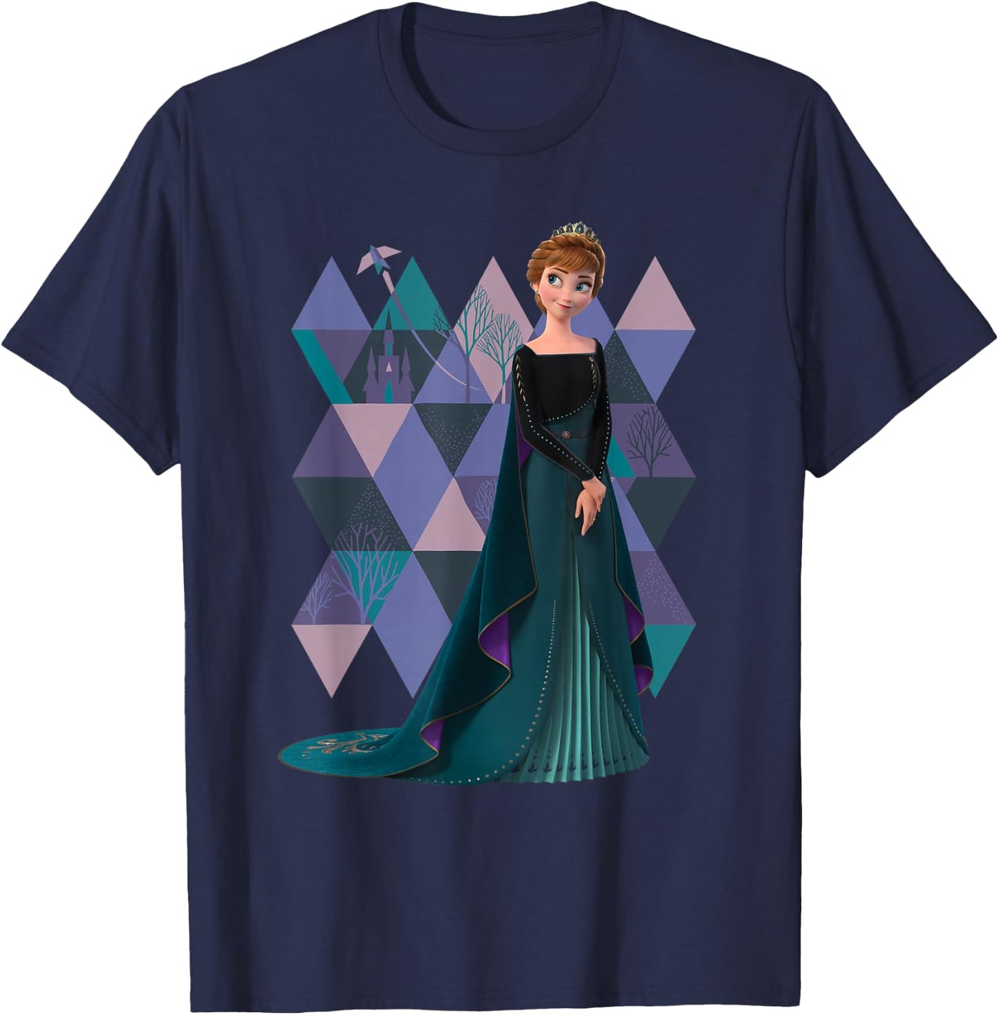 Disney Frozen 2 Queen Anna of Arendelle T-Shirt - T-Shirt | Navy