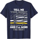 Emergency Call Us Flag Control Centre Emergency Service T-Shirt - T-Shirt | Navy