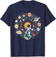Astronaut Rocket Solar System Space Shuttle Kids Men Women T-Shirt - T-Shirt | Navy