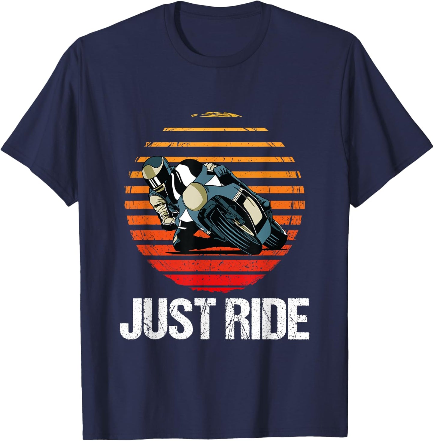 Motorbike for a Biker T-Shirt - T-Shirt | Navy