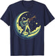 Astronaut On Moon Trumpet Funny Space Music Men Boys Kids T-Shirt - T-Shirt | Navy