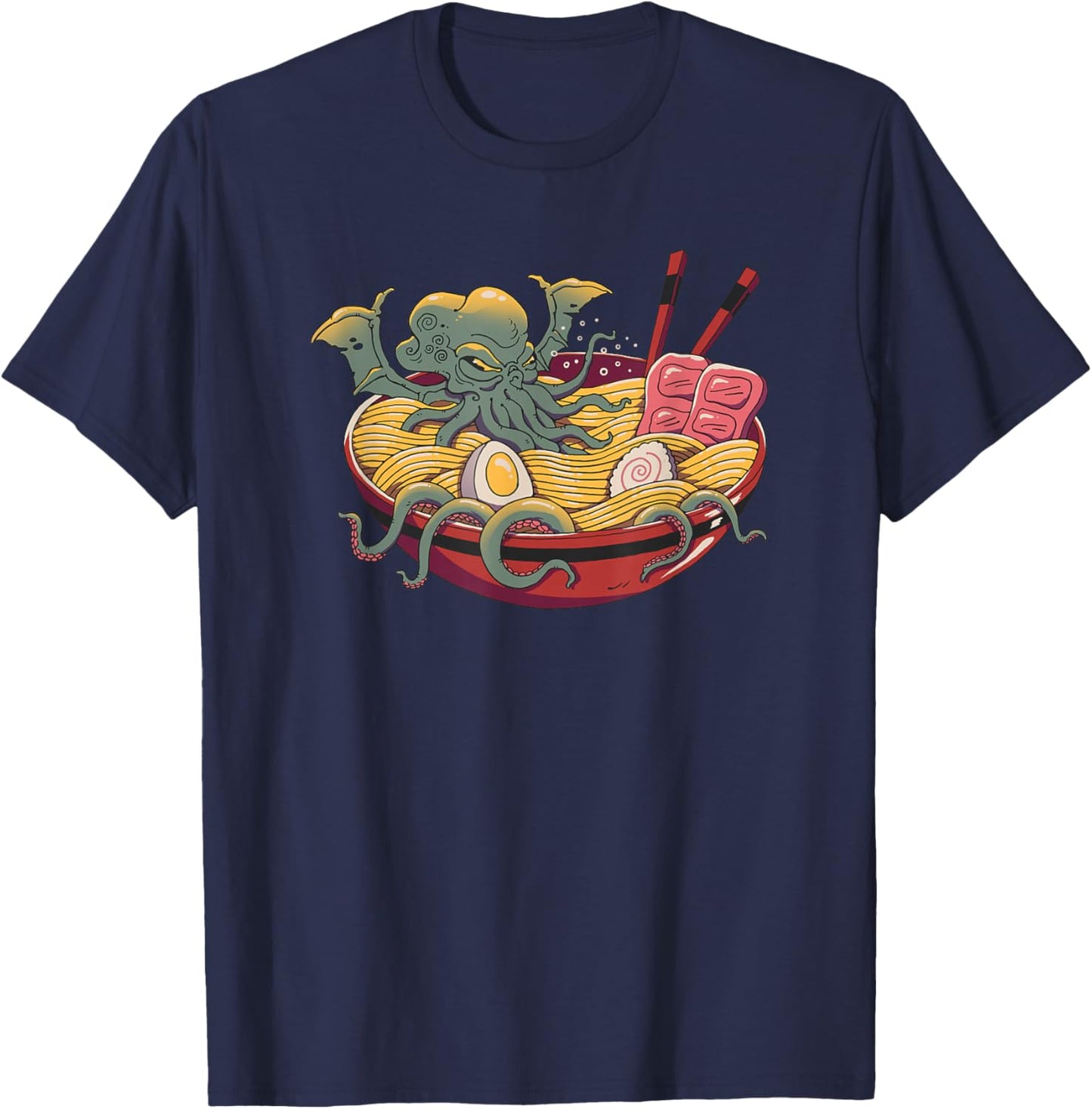 Ramen Cthulhu T-Shirt - T-Shirt | Navy