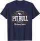 Vintage Pit Bull for Dog Lovers American Pit Bull Terrier T-Shirt - T-Shirt | Navy