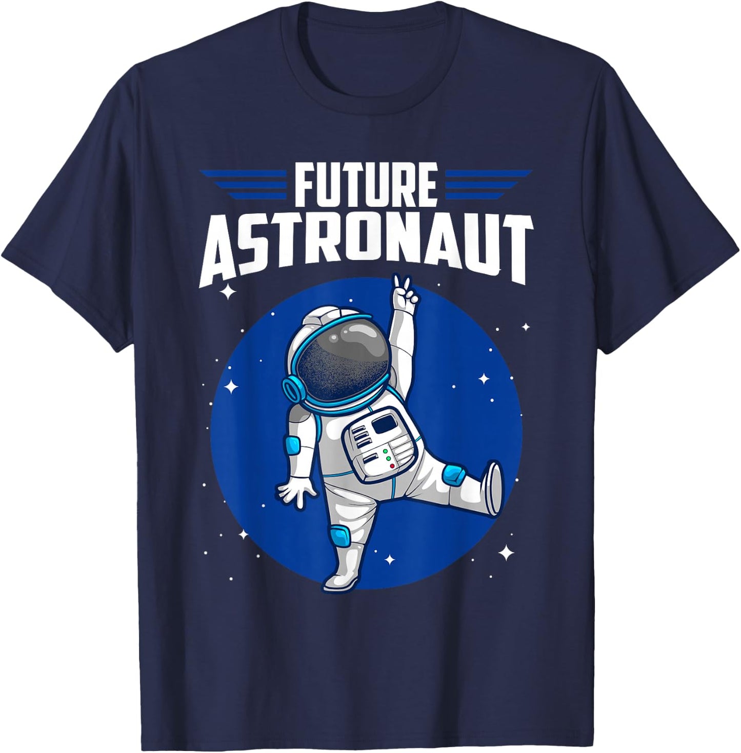 Cool Future Astronaut For Kids Boys Girls Spaceman Cosmonaut T-Shirt - T-Shirt | Navy