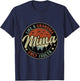 Mima Like A Grandma Only Cooler Retro Mother's Day T-Shirt - T-Shirt | Navy