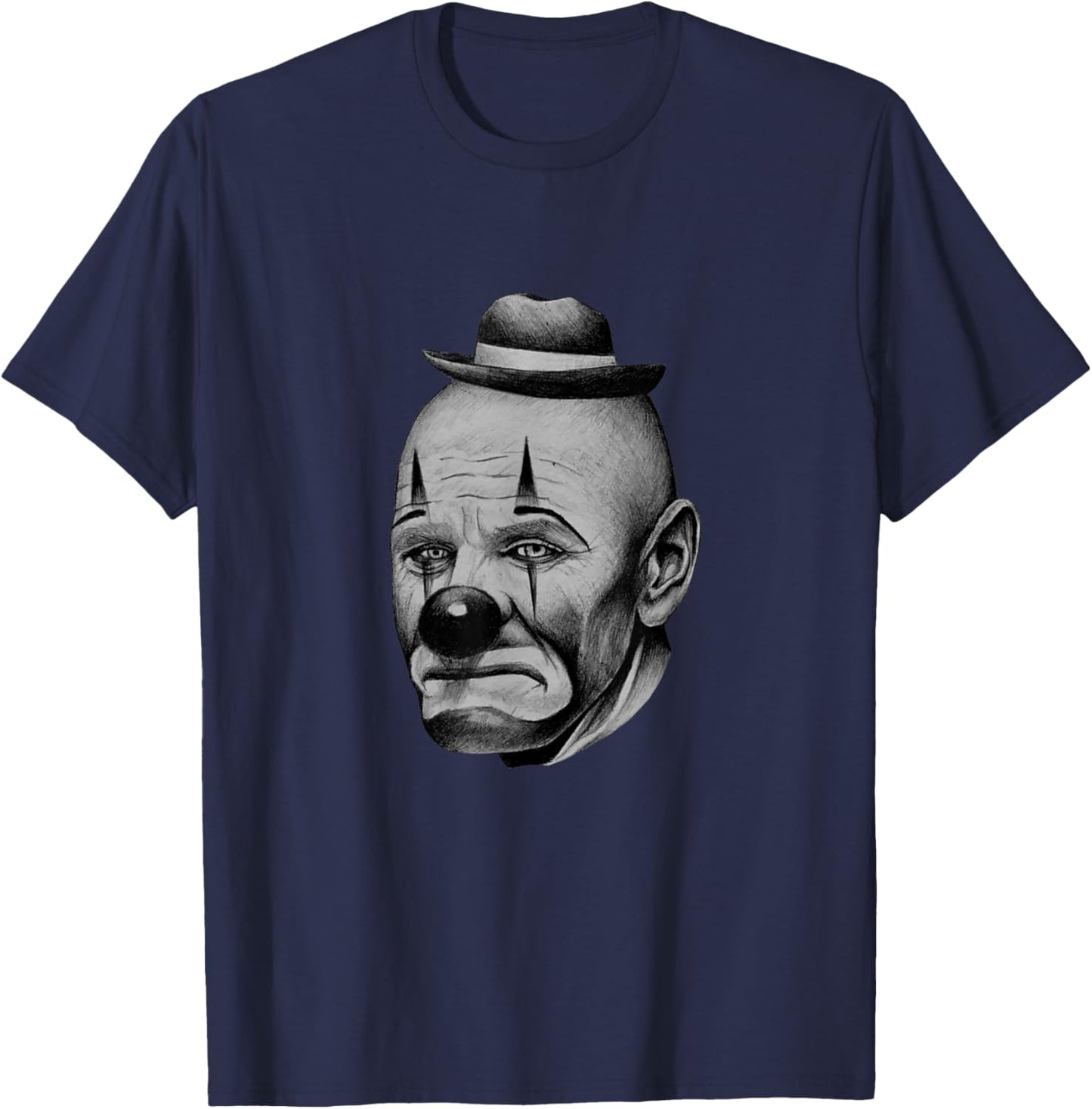 Meet Mr Happy Sad Clown T-Shirt - T-Shirt | Navy
