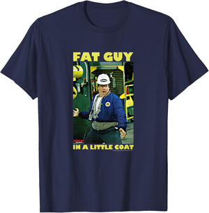 Tommy Boy Fat Guy in a Little Coat T-Shirt - T-Shirt | Navy