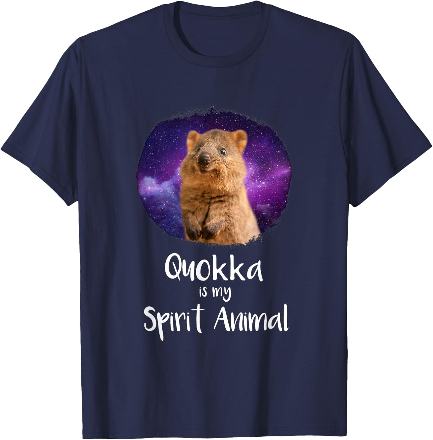 Quokka is my Spirit Animal Quokka Lover Gift Setonix T-Shirt - T-Shirt | Navy