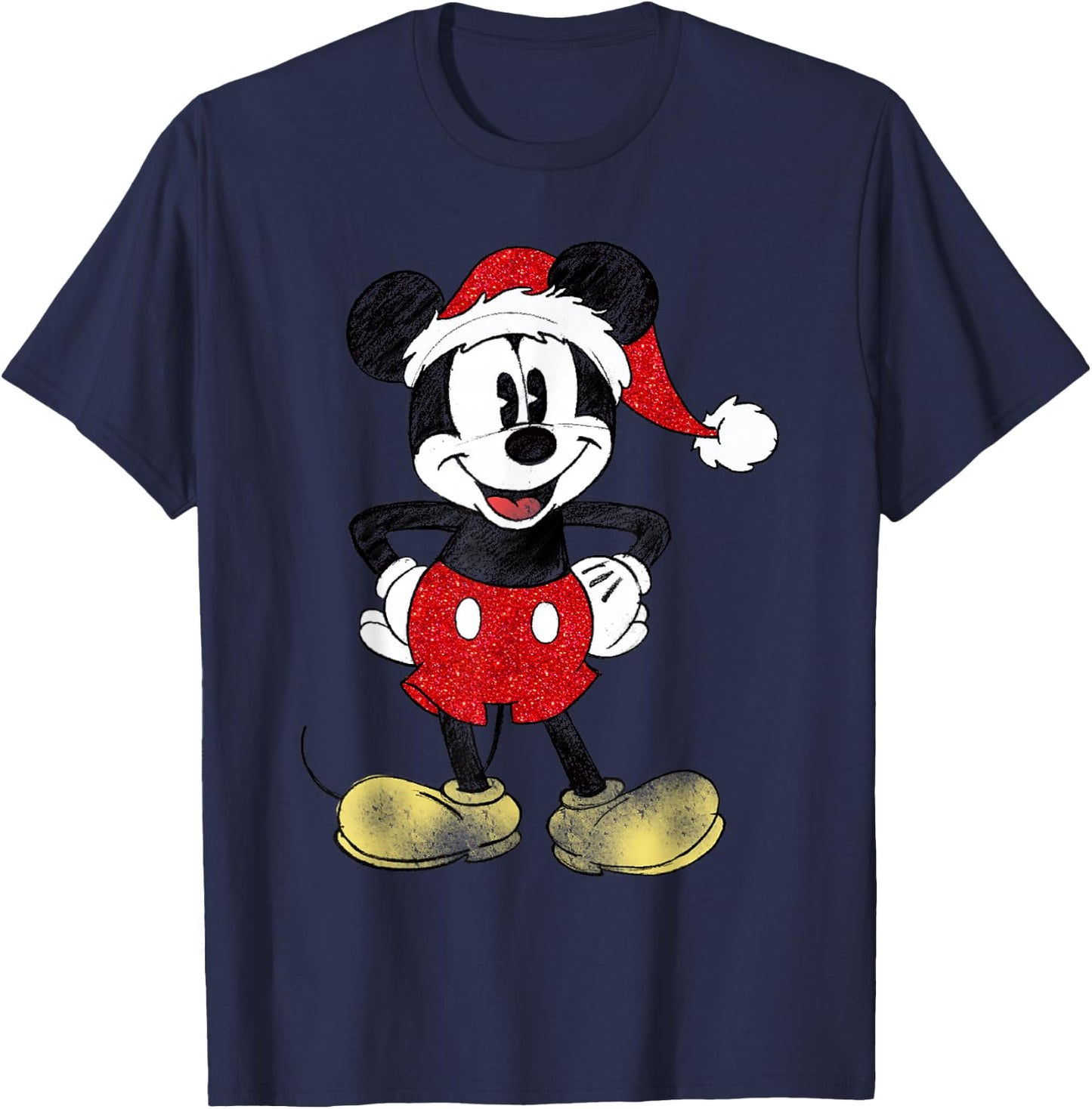 Disney - Christmas Mickey Mouse T-Shirt - T-Shirt | Navy