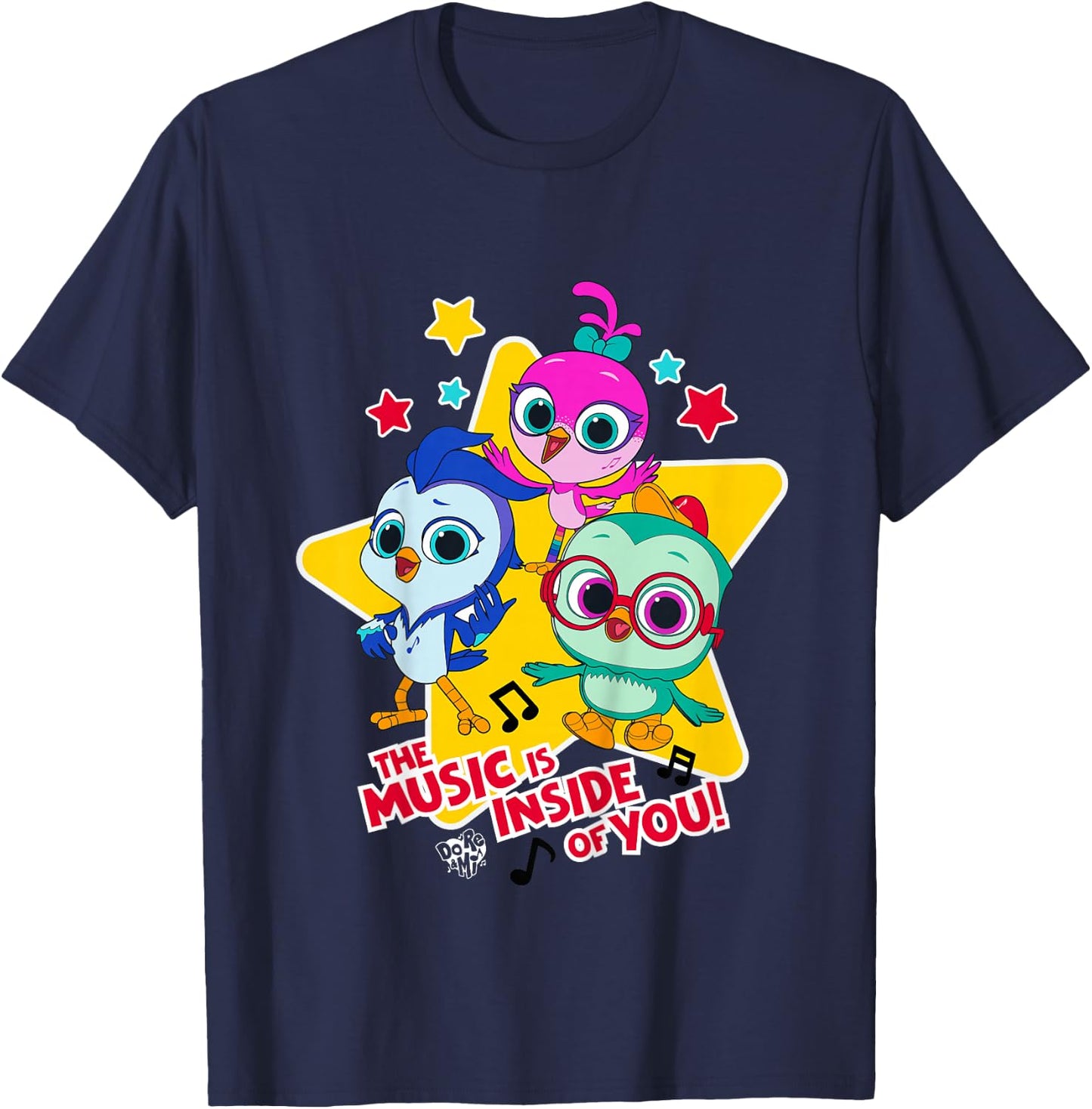 Do, Re & Mi - Trio T-Shirt - T-Shirt | Navy