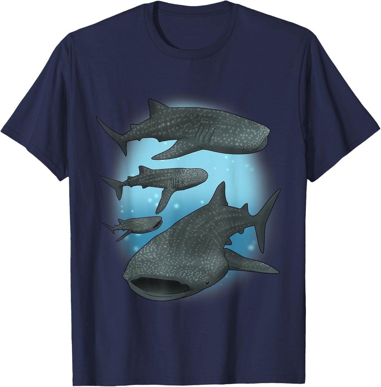 Snorkeling Shirt Men Whale Shark Shirt Women Save The Whales T-Shirt - T-Shirt | Navy