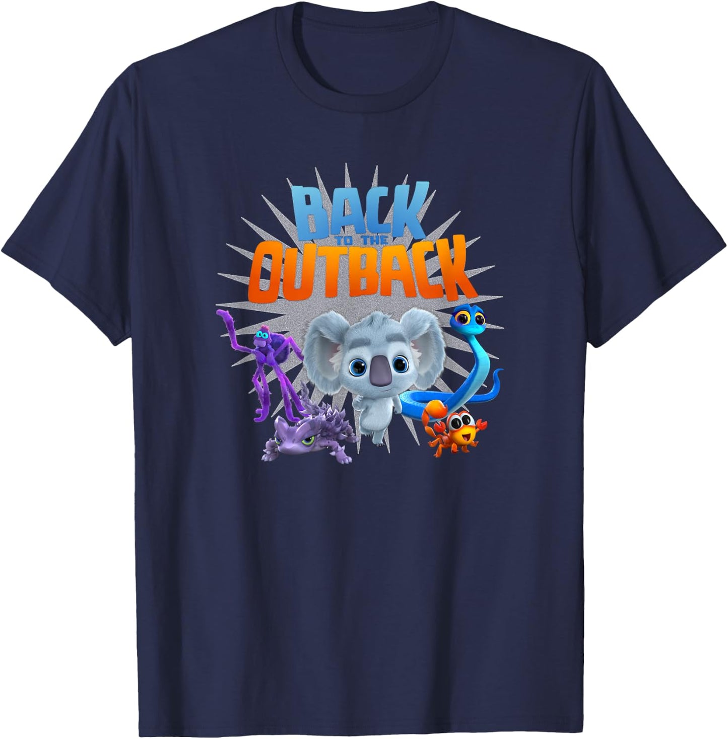 Back to The Outback Group Shot Logo T-Shirt - T-Shirt | Navy
