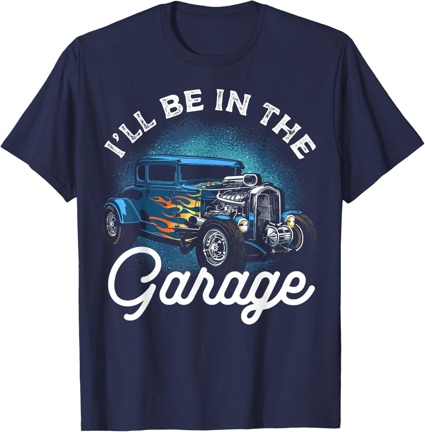 Vintage Classic Cars Automobile Car Show for Mechanics T-Shirt - T-Shirt | Navy