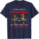 Chicken I'm A Bad Influence But We're Gonna Have Lot Of Fun T-Shirt - T-Shirt | Navy
