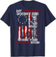 My Freedom Doesn't End Where Your Feelings Begin (on back) T-Shirt - T-Shirt | Navy