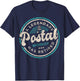 A Legendary Postal Worker Has Retired Retirement Stamps Top T-Shirt - T-Shirt | Navy