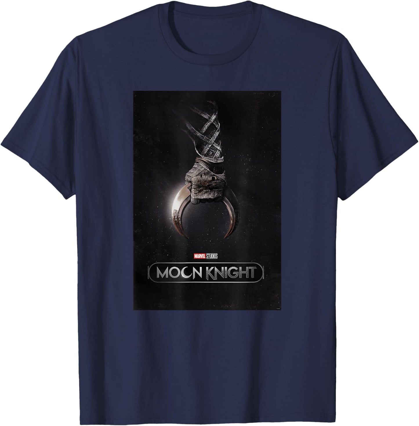 Marvel Moon Knight Crescent Dart Poster T-Shirt - T-Shirt | Navy