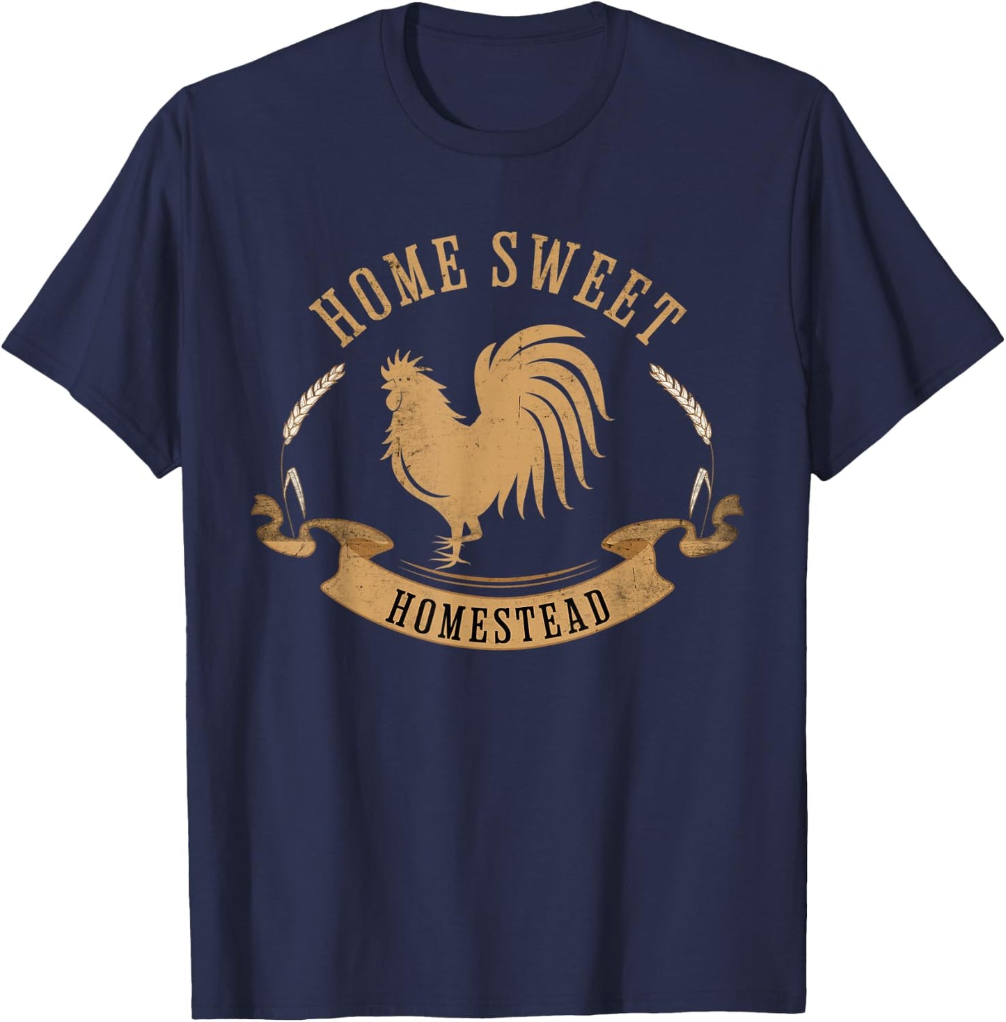 Homesteader farmer shirt, HOME SWEET HOMESTEAD T-Shirt - T-Shirt | Navy