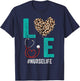 RN LPN CNA Healthcare Cheetah Heart Leopard Nurse Life T-Shirt - T-Shirt | Navy