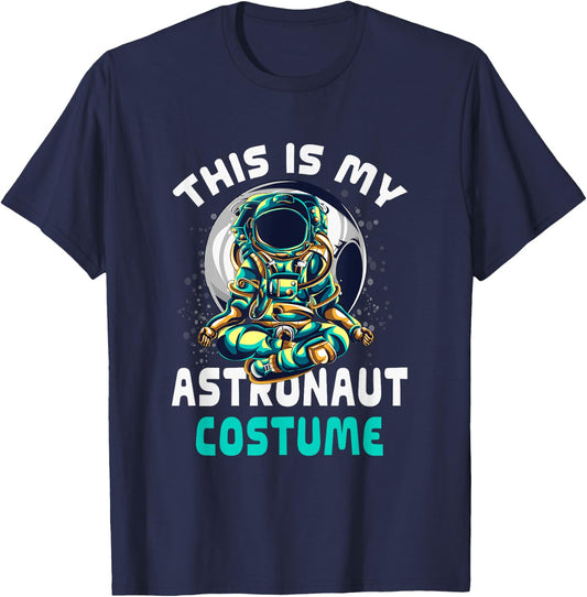 This Is My Astronaut Costume Astronaut Meditating Buddha T-Shirt - T-Shirt | Navy