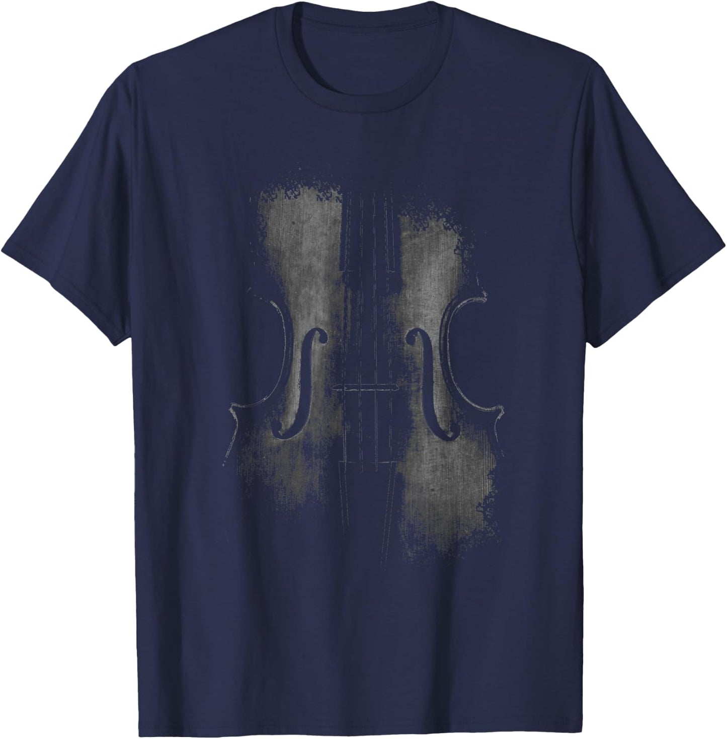 Violin Player Instrument Music Teacher Musical Violinist T-Shirt - T-Shirt | Navy
