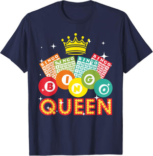 Cute Bingo Designs Mom Bingo Lovers Casino Players Small T-Shirt - T-Shirt | Navy