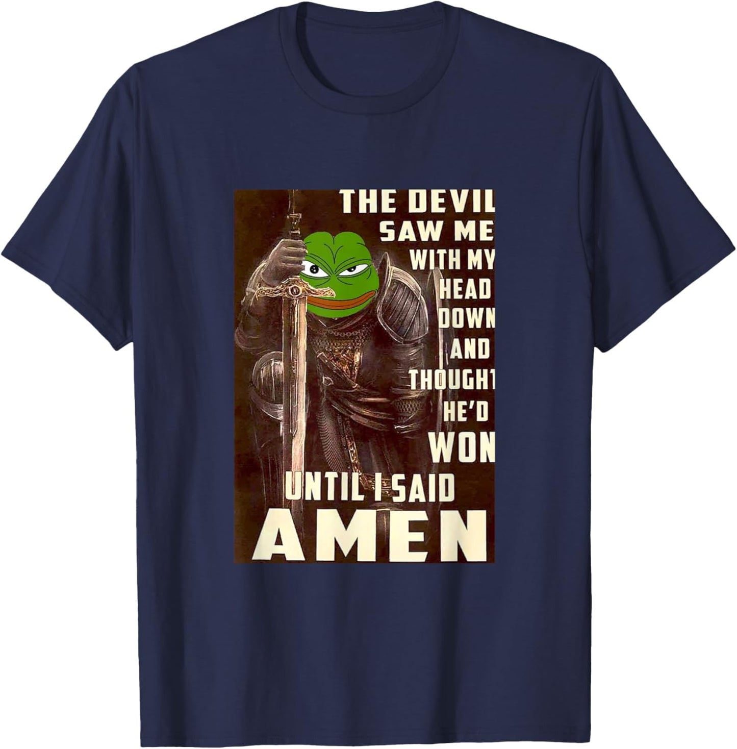 Apu Apustaja Cringe Boomer Trad Cath T-Shirt - T-Shirt | Navy