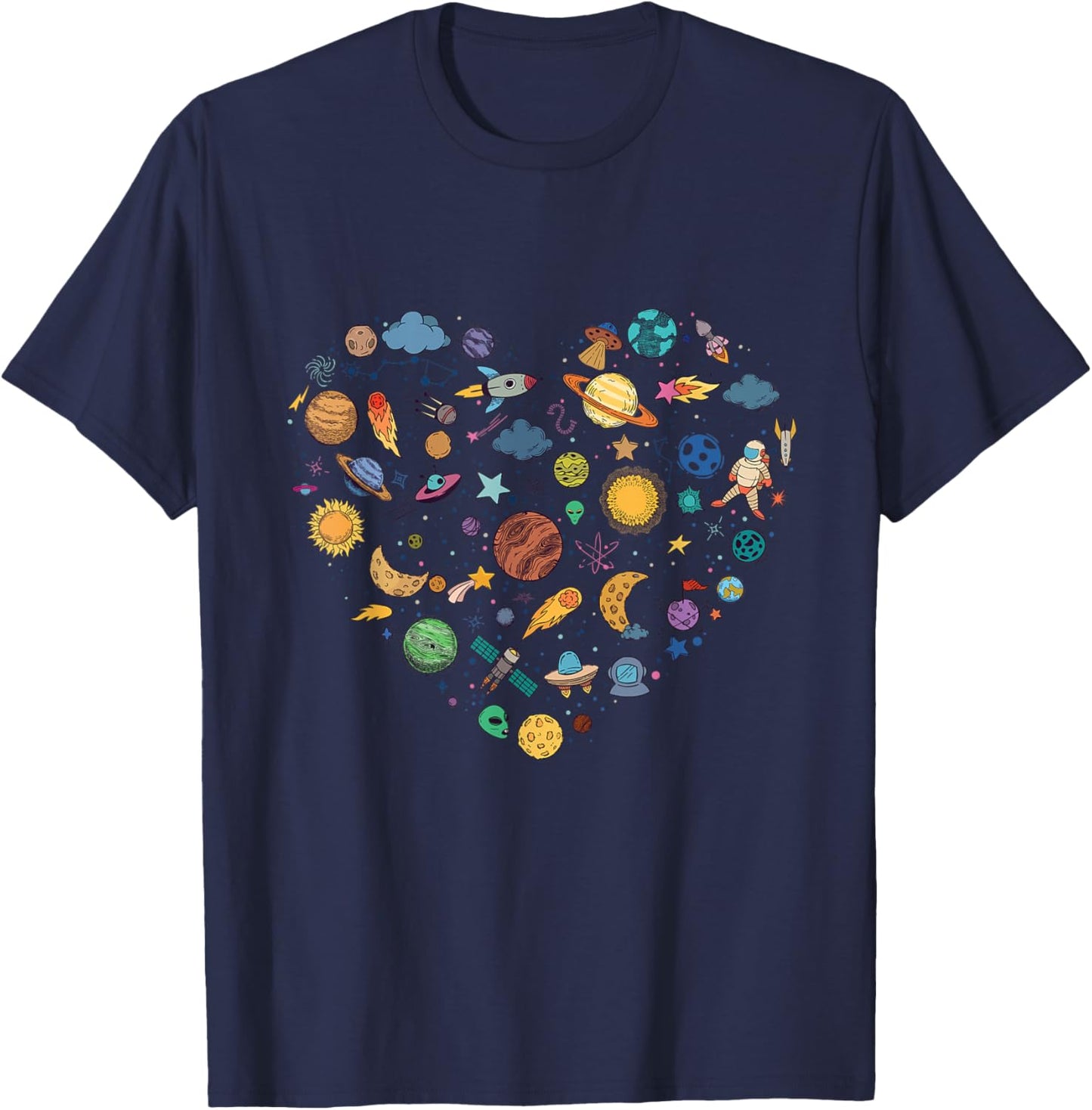 Our Solar System planet, Science Education Space kids boys T-Shirt - T-Shirt | Navy