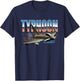 Military Warbird Airplane Typhoon T-Shirt - T-Shirt | Navy