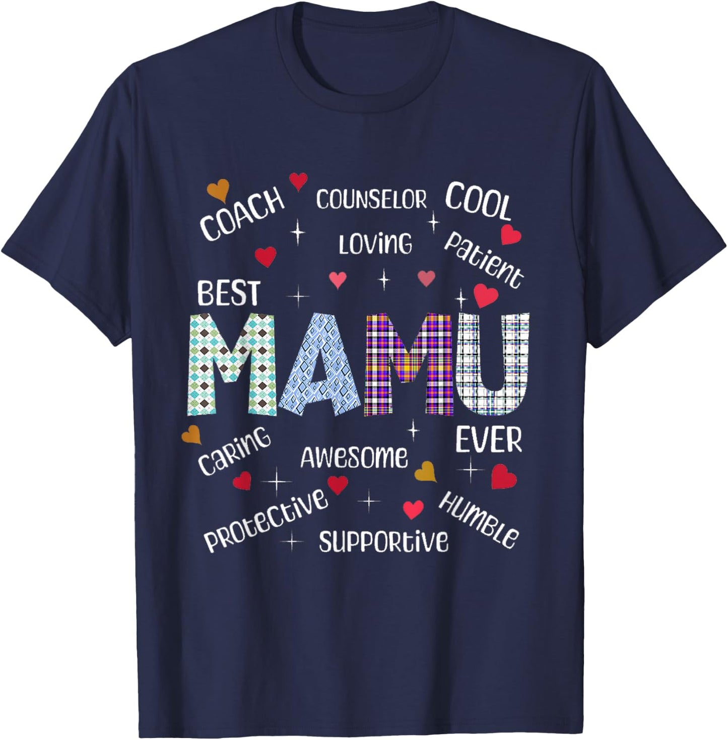 Mamu Man of Masti, Cool Pakistani Mamu Desi Uncle T-Shirt - T-Shirt | Navy