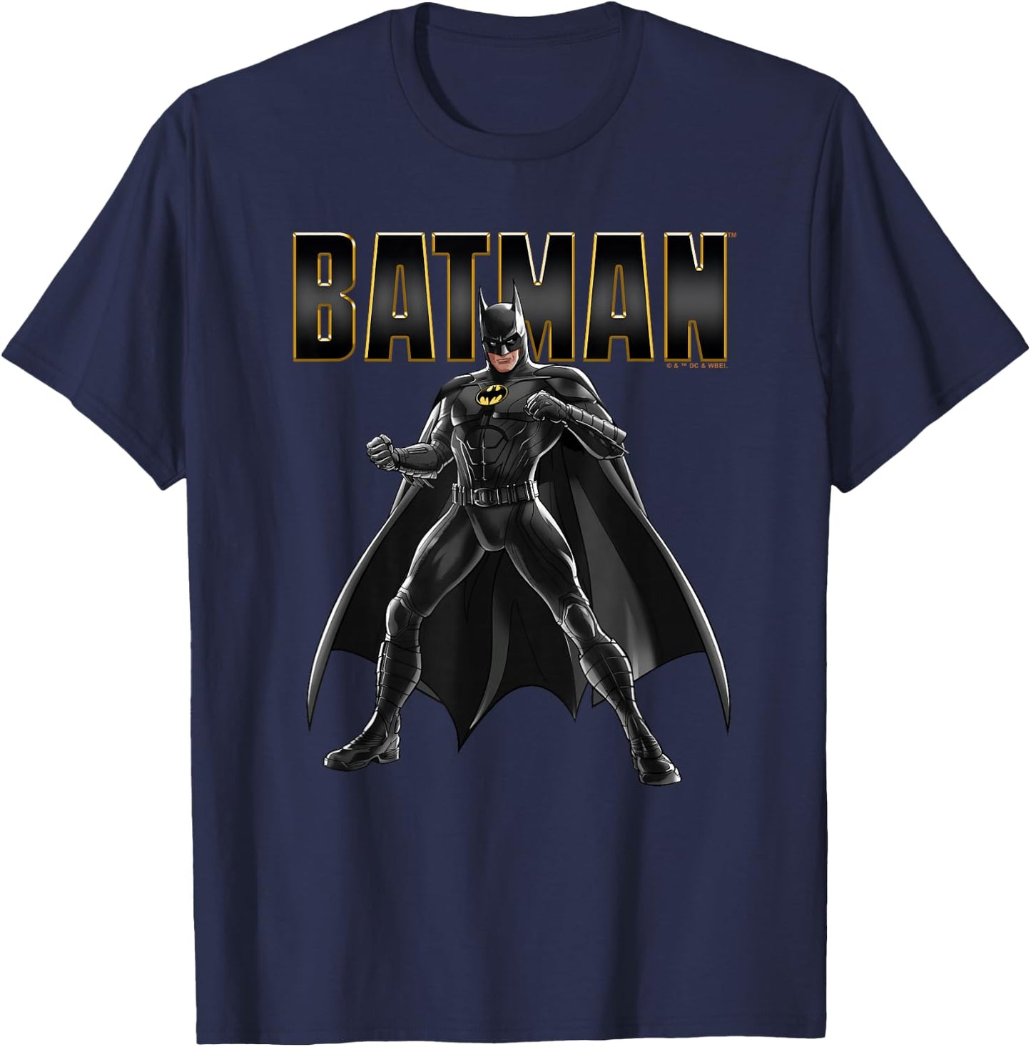 The Flash Movie Batman Fight T-Shirt - T-Shirt | Navy