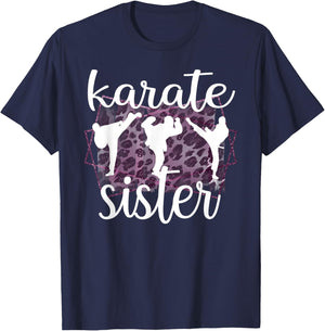 Best Karate Sister Proud Karate Sis T-Shirt - T-Shirt | Navy