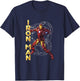 Kids Marvel Avengers Assemble Iron Man Tech Kids Graphic T-Shirt - T-Shirt | Navy