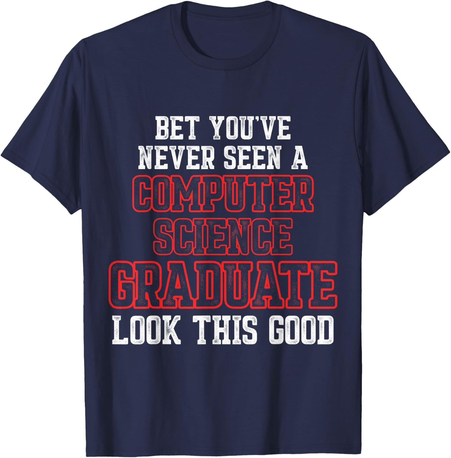 Computer Science IT Graduate Seen Graduation T-Shirt - T-Shirt | Navy