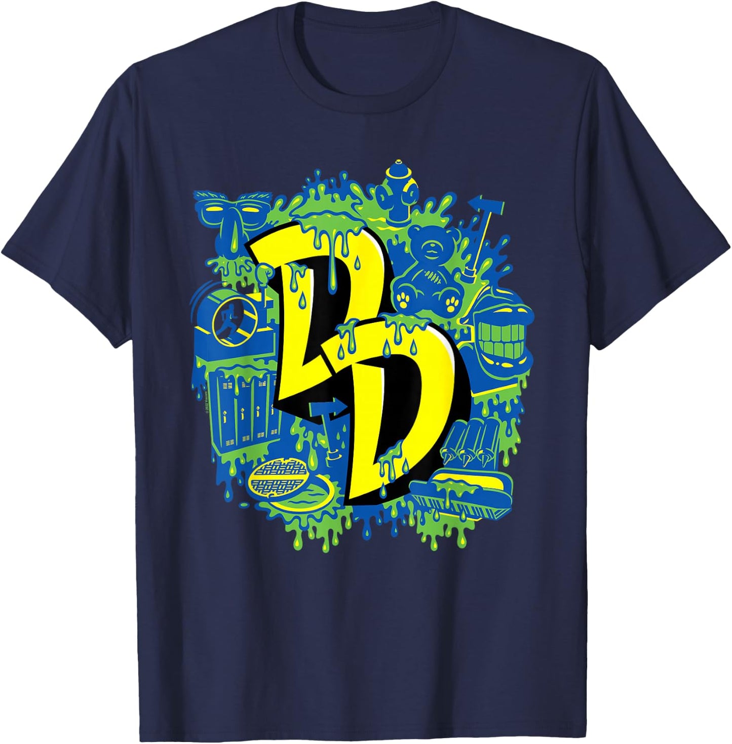 Double Dare DD Graffiti T-Shirt - T-Shirt | Navy
